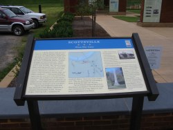 When War Came,,,,Scottsville Civil War Trails Sign